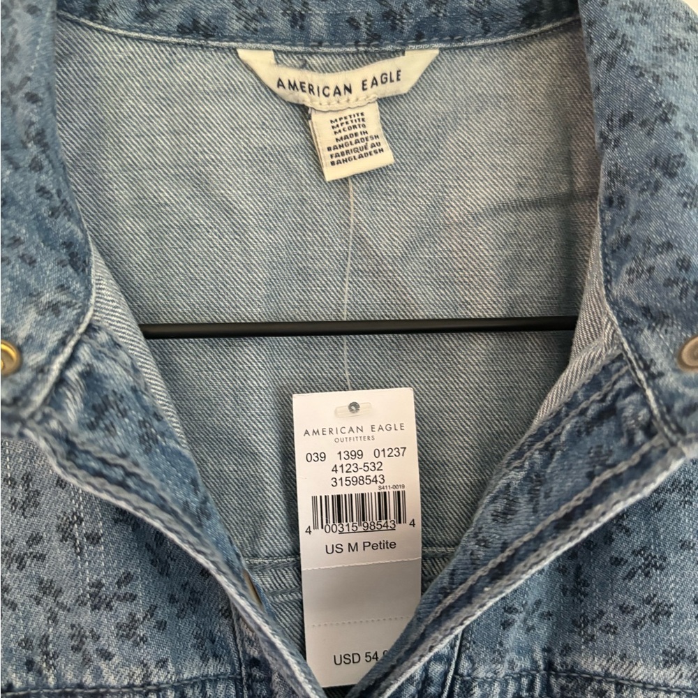 American Eagle Light Blue Denim Jacket